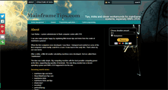 Desktop Screenshot of mainframetips.com